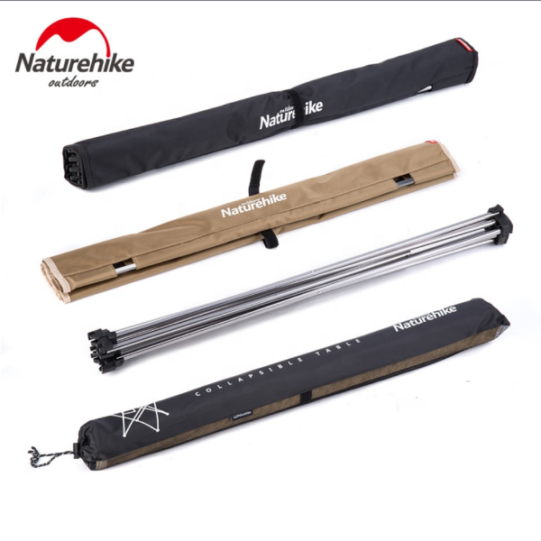 Стол туристический Naturehike алюминиевый, 75х50х52 см, складной, бежевый