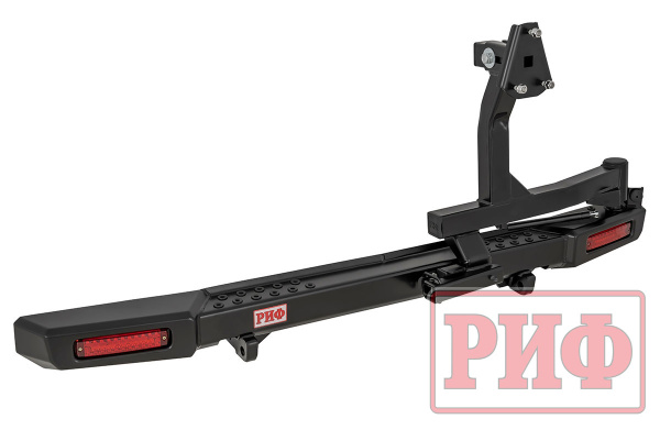 Бампер РИФ силовой задний УАЗ Буханка с фонарями, калиткой, возможн. уст. фаркопа, стандарт Бампер РИФ силовой задний УАЗ Буханка с фонарями, калиткой, возможн. уст. фаркопа, стандарт