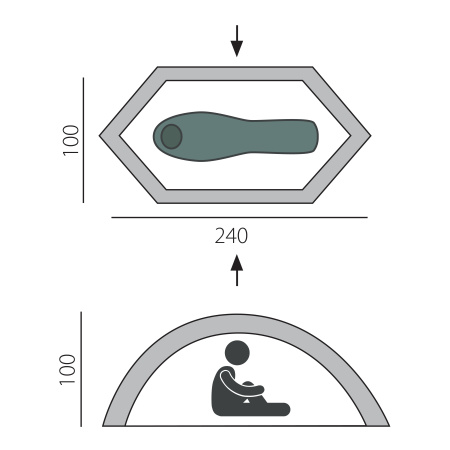 Палатка BTrace Bike base (зеленый) Палатка BTrace Bike base (зеленый)