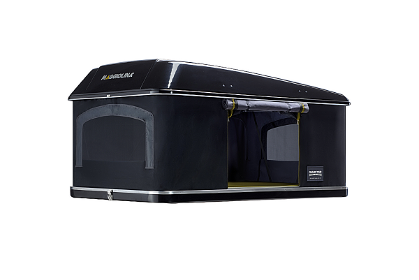 Палатка на крышу автомобиля AUTOHOME MAGGIOLINA GRAND TOUR SMALL 360 BLACK STORM, чёрный тент Палатка на крышу автомобиля AUTOHOME MAGGIOLINA GRAND TOUR SMALL 360 BLACK STORM, чёрный тент