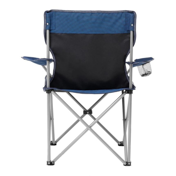 2 Кресло NISUS складное синие 100 кг.