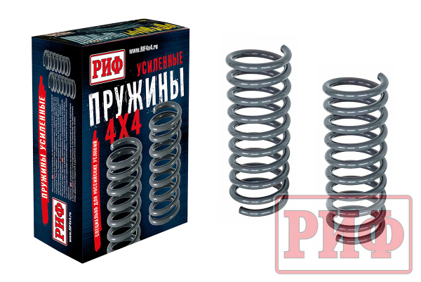 Пружины РИФ передние УАЗ Патриот 0-20 кг лифт 30 мм Пружины РИФ передние УАЗ Патриот 0-20 кг лифт 30 мм