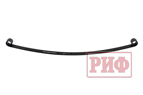 Лист 1 рессоры RIF206-520C  7*60*1244 Лист 1 рессоры RIF206-520C  7*60*1244