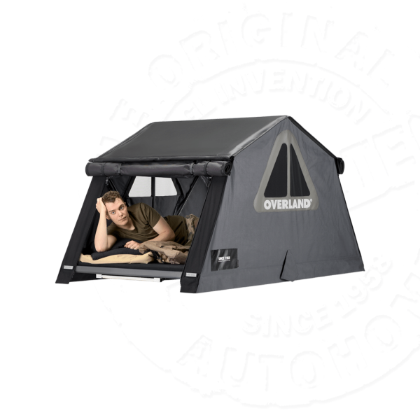 Палатка на крышу автомобиля AUTOHOME OVERLAND SMALL SAFARI EXPLORER, тент серый, лестница 220 мм Палатка на крышу автомобиля AUTOHOME OVERLAND SMALL SAFARI EXPLORER, тент серый, лестница 220 мм