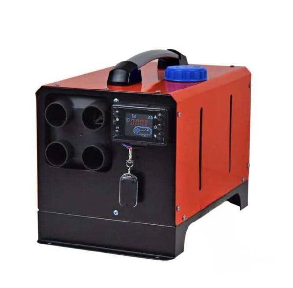 Автономный воздушный отопитель (переносной) 5kW/12V 4 выхода, металл. корпус (КРАСНЫЙ), дизель Автономный воздушный отопитель (переносной) 5kW/12V 4 выхода, металл. корпус (КРАСНЫЙ), дизель