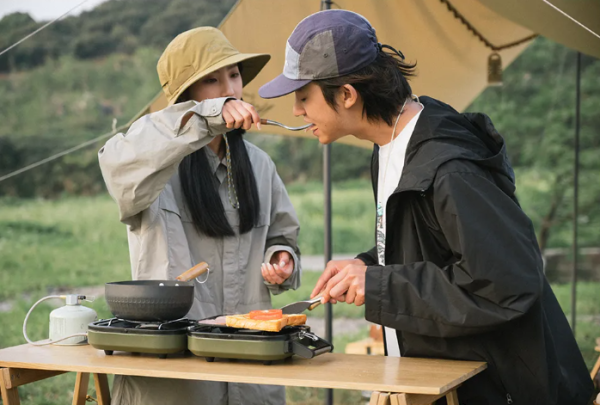 Плита газовая Naturehike 2,3 кВт, портативная, двойная, складная