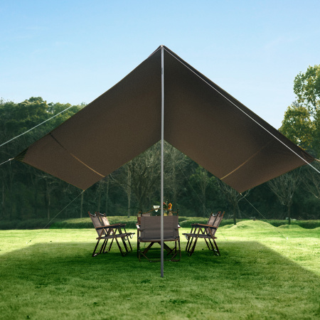 4 Тент кемпинговый Naturehike 3,8Х5 м., янтарный 4 Тент кемпинговый Naturehike 3,8Х5 м., янтарный