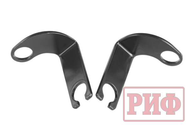 Комплект кронштейнов РИФ для переноса крепления тормозных шлагнов на УАЗ Патриот под лифт 50 мм Комплект кронштейнов РИФ для переноса крепления тормозных шлагнов на УАЗ Патриот под лифт 50 мм
