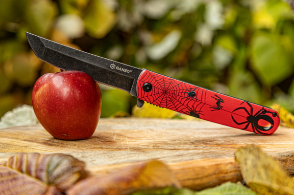 4 Нож складной GANZO, G626-GS Красный, длина клинка 96 см 4 Нож складной GANZO, G626-GS Красный, длина клинка 96 см