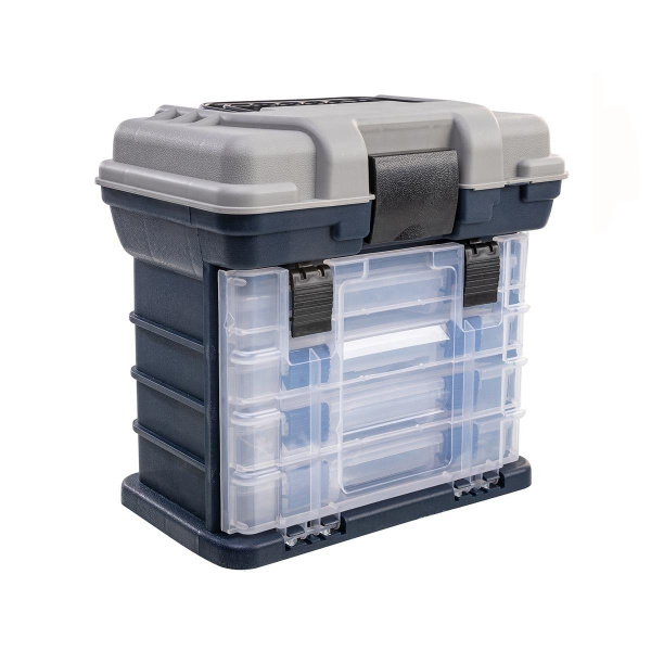 Ящик Premier Fishing для приманок 27х17.5х26.5 см, серый Ящик Premier Fishing для приманок 27х17.5х26.5 см, серый