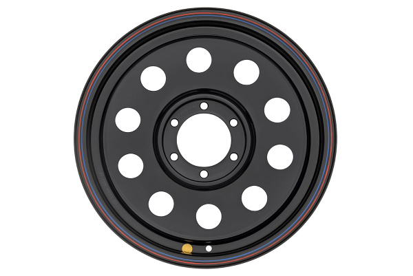 Диск усиленный Тойота Ниссан стальной черный 6x139,7 7,5xR17 d110 ET+25 Диск усиленный Тойота Ниссан стальной черный 6x139,7 7,5xR17 d110 ET+25