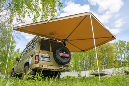 Маркиза автомобильная РИФ веерная 2,5х2,5 м (правая) Маркиза автомобильная РИФ веерная 2,5х2,5 м (правая)