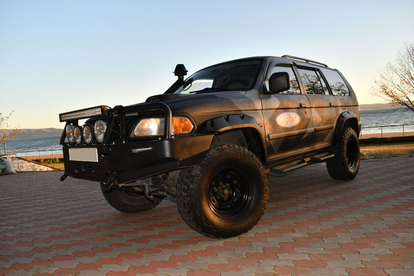 Расширители колёсных арок Mitsubishi Pajero Sport (70мм) под силовой бампер Расширители колёсных арок Mitsubishi Pajero Sport (70мм) под силовой бампер