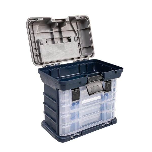 2 Ящик Premier Fishing для приманок 27х17.5х26.5 см, серый 2 Ящик Premier Fishing для приманок 27х17.5х26.5 см, серый