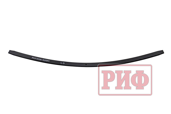 Лист 3 рессоры RIF206-520C  7*60*1244 Лист 3 рессоры RIF206-520C  7*60*1244