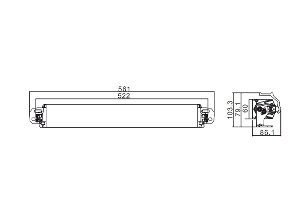 Фара дальнего света РИФ 150W LED Фара дальнего света РИФ 150W LED