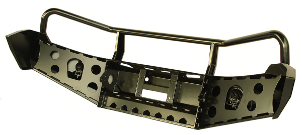 Бампер РИФ передний VW Amarok с доп. фарами и кенгурином Бампер РИФ передний VW Amarok с доп. фарами и кенгурином