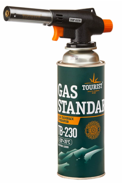 Резак газовый TOURIST TOP GUN с пьезоподжигом Резак газовый TOURIST TOP GUN с пьезоподжигом