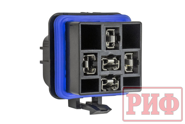 Реле влагозащищенное с колодкой 12В 40А SPDT Реле влагозащищенное с колодкой 12В 40А SPDT