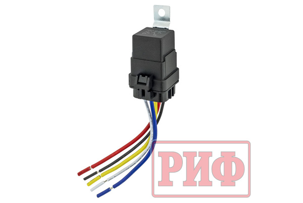 Реле влагозащищенное с колодкой 12В 40А SPDT Реле влагозащищенное с колодкой 12В 40А SPDT