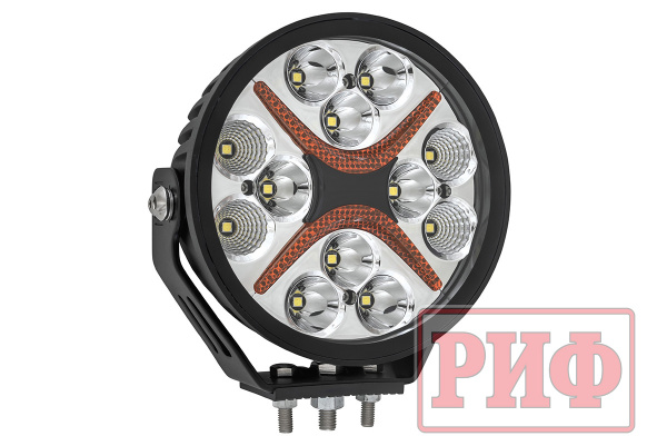 Светодиодная фара комбинированного света РИФ 140 мм 60W LED