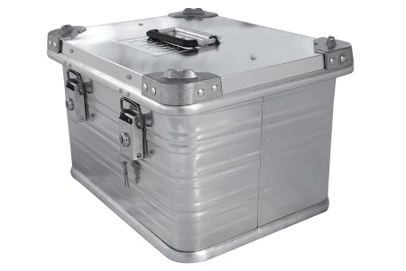 Ящик алюминиевый РИФ с замком 432х335х277 мм (ДхШхВ) Ящик алюминиевый РИФ с замком 432х335х277 мм (ДхШхВ)