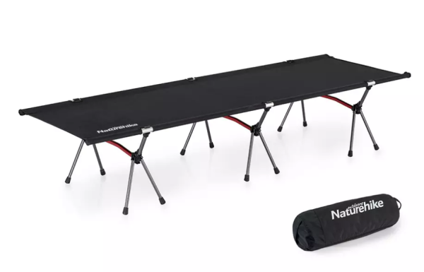 Раскладушка Naturehike XJC06, 190х65х15cm, до 120 кг, черная