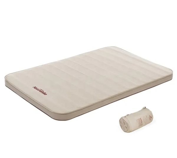 Коврик надувной Naturehike C10, двойной 200х132х10 cм, бежевый Коврик надувной Naturehike C10, двойной 200х132х10 cм, бежевый