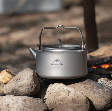 5 Чайник походный Naturehike 1 л., титановый 5 Чайник походный Naturehike 1 л., титановый