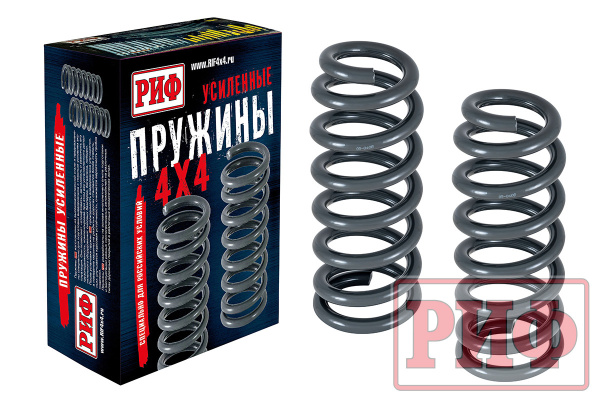 Пружины РИФ передние Mitsubishi Pajero III, IV 2000+ 0-50 кг дизель 3,2 лифт 40 мм Пружины РИФ передние Mitsubishi Pajero III, IV 2000+ 0-50 кг дизель 3,2 лифт 40 мм
