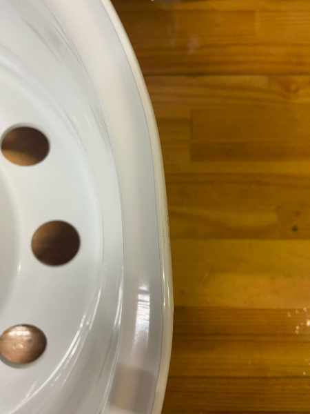 1 Диск усиленный УАЗ стальной белый 5x139,7 7xR16 d110 ET-3 (уценка) 1 Диск усиленный УАЗ стальной белый 5x139,7 7xR16 d110 ET-3 (уценка)