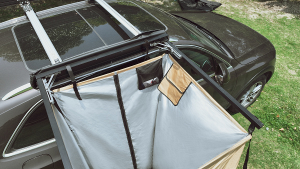 Тент-маркиза РИФ - душевая кабинка с тканевой крышей