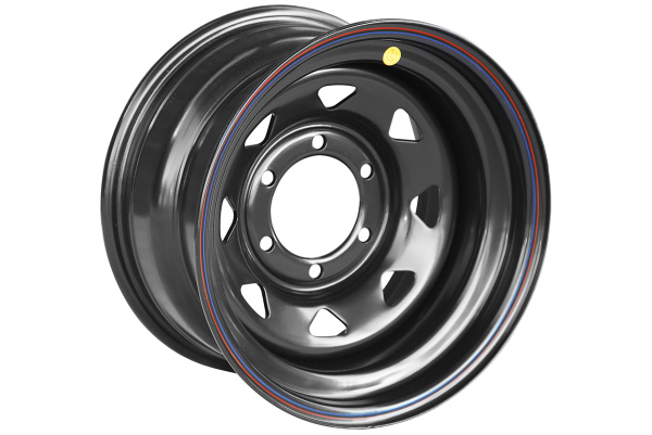 Диск Тойота Ниссан стальной черный 6x139,7 8xR15 d110 ET-19 (треуг. мелкий) Диск Тойота Ниссан стальной черный 6x139,7 8xR15 d110 ET-19 (треуг. мелкий)