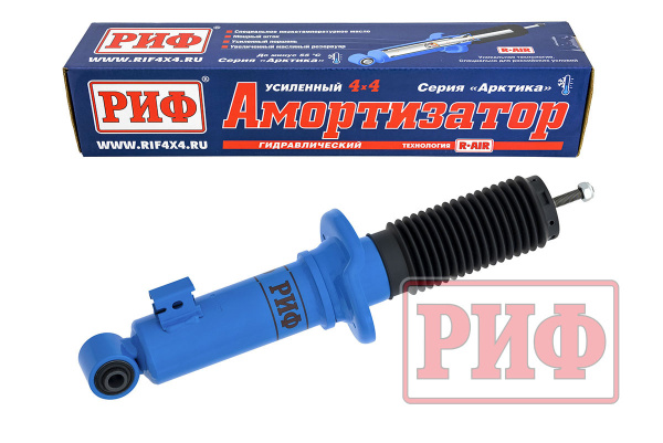 Амортизатор РИФ "Арктика" передний Mitsubishi L200 2005-2023, Pajero Sport II, III 2009-2024 штатный и лифт 0-40 мм (уценка)