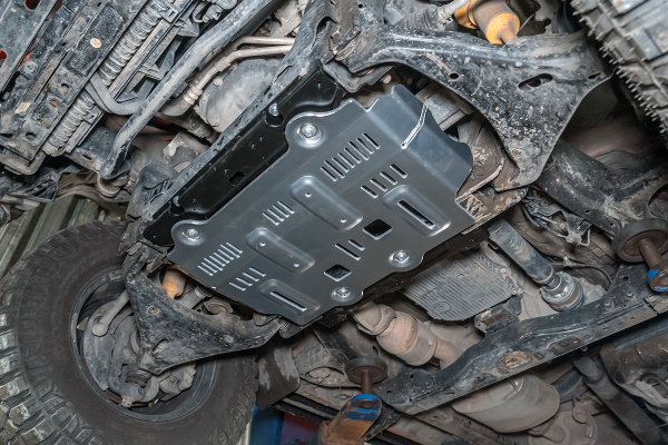 Защита Falcon радиатора, картера, РК, КПП для TANK 300 2020+, бензин 2.0, City Edition, алюминиевая, 8 мм