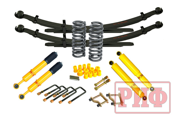 Лифт-комплект РИФ Toyota Hilux 2015+ лифт 45 мм жесткий Лифт-комплект РИФ Toyota Hilux 2015+ лифт 45 мм жесткий