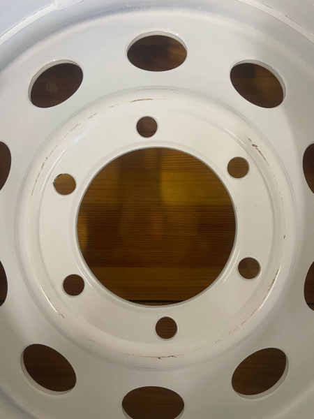 1 Диск усиленный Тойота Ниссан стальной белый 6x139,7 8xR17 d110 ET-0 (уценка) 1 Диск усиленный Тойота Ниссан стальной белый 6x139,7 8xR17 d110 ET-0 (уценка)