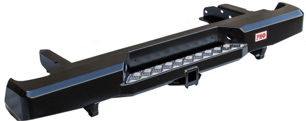 Бампер РИФ задний Nissan NP300 с фаркопом (кузов 1385 мм) до 2010 Бампер РИФ задний Nissan NP300 с фаркопом (кузов 1385 мм) до 2010