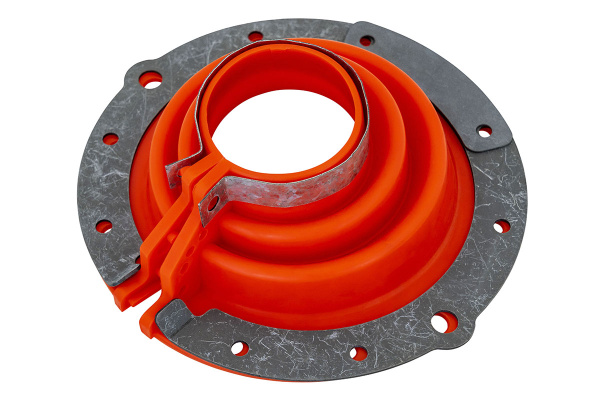 Пыльник поворотного кулака нов.обр. УАЗ с мостами Тимкен, Спайсер, Гибридный (2 шт.) красный