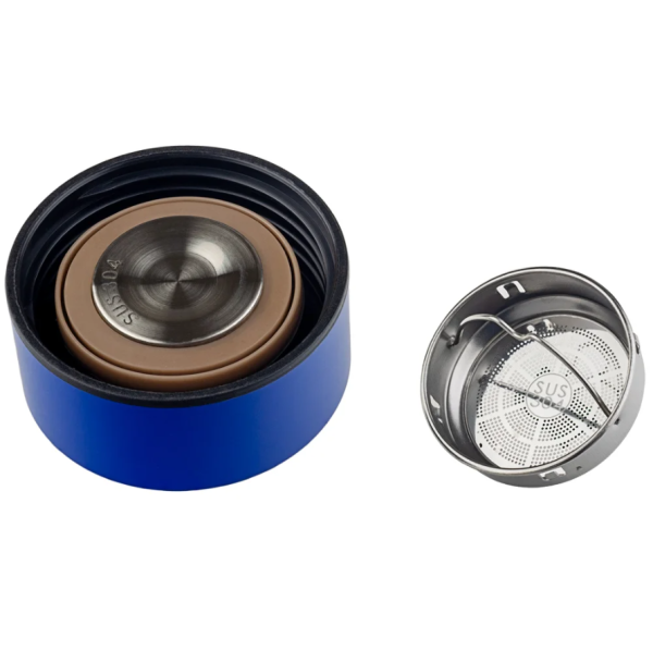 3 Термос PERFEO 450 мл, с термодатчиком, синий