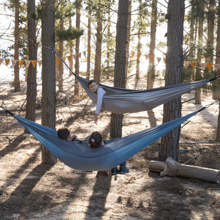 5  Гамак Naturehike без планок, туристический двойной, эпонж, синий 5  Гамак Naturehike без планок, туристический двойной, эпонж, синий