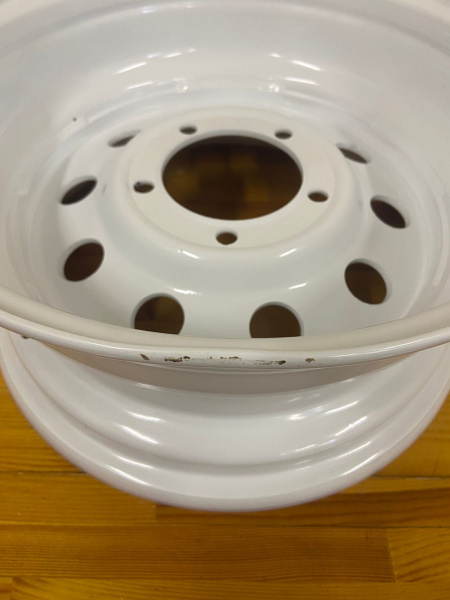 2 Диск усиленный УАЗ стальной белый 5x139,7 7xR16 d110 ET-19 (уценка) 2 Диск усиленный УАЗ стальной белый 5x139,7 7xR16 d110 ET-19 (уценка)