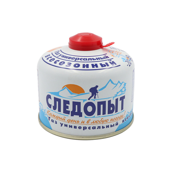 Баллон газовый резьбовой СЛЕДОПЫТ 230 гр., всесезонный Баллон газовый резьбовой СЛЕДОПЫТ 230 гр., всесезонный