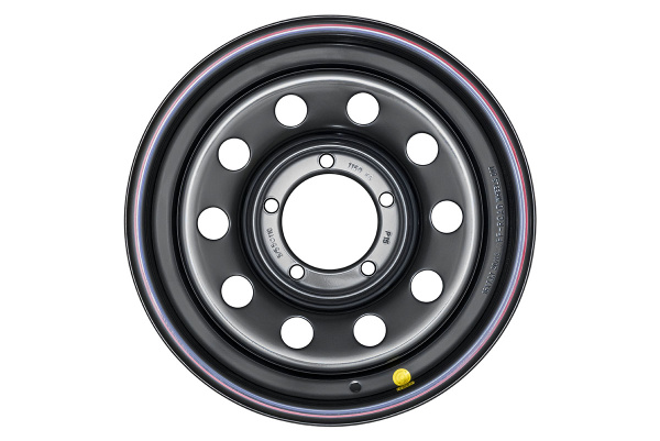 Диск УАЗ стальной черный 5x139,7 7xR16 d110 ET+15 Диск УАЗ стальной черный 5x139,7 7xR16 d110 ET+15