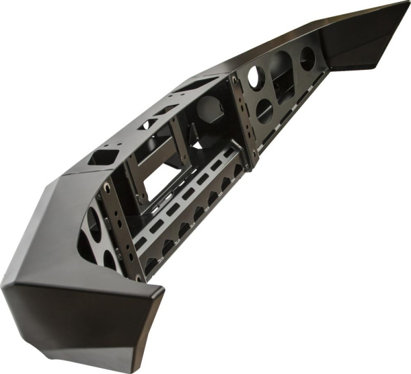 Бампер РИФ передний Nissan Navara D40 с доп. фарами без кенгурина до 2009 Бампер РИФ передний Nissan Navara D40 с доп. фарами без кенгурина до 2009