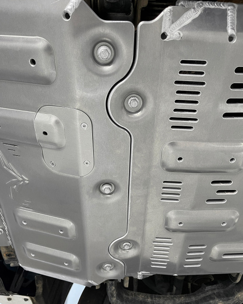 Защита Falcon радиатора, картера, РК, КПП для TANK 500 2022-2024 (бензин), алюминиевая, 8 мм