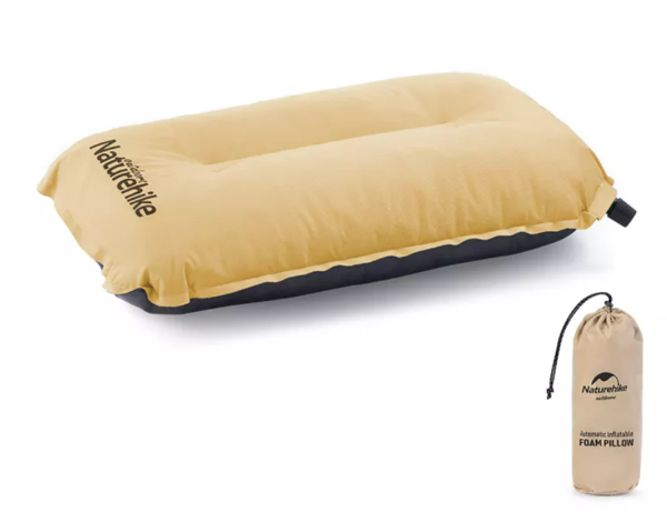 Подушка самонадувающаяся Naturehike 46х27х9,5 см (Желтый) Подушка самонадувающаяся Naturehike 46х27х9,5 см (Желтый)