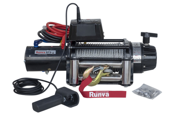 Лебёдка электрическая 24V Runva 12500 lbs 5720 кг (влагозащищенная) Лебёдка электрическая 24V Runva 12500 lbs 5720 кг (влагозащищенная)