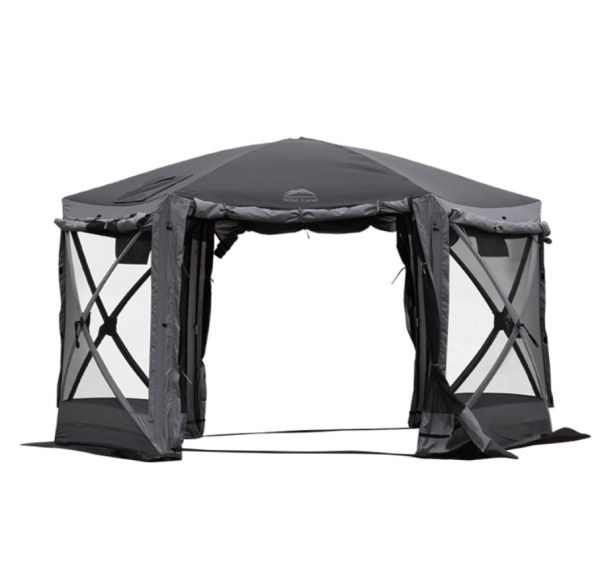 Шатер Wild Land Hub screen house 600 LUX, коричневый