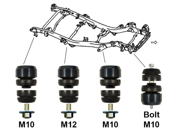Лифт кузова Suzuki Jimny 25 мм Лифт кузова Suzuki Jimny 25 мм